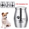 NSGJUYT Mini Stainless Steel Pet Urn for Dog, Cat and Other Pets, Cremation Ashes Memorial Container, Color 3 view 3