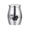NSGJUYT Mini Stainless Steel Pet Urn for Dog, Cat and Other Pets, Cremation Ashes Memorial Container, Color 3 view 4
