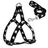 Chihuahua Yorkshire Terrier Small Dog Soft Nylon Pet Walking Harness Vest, Schnauzer, M, Black view 1