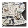 JINFU Personalized Baby Blanket with Photo, Name & Birth Date (200 x 180 cm) view 3