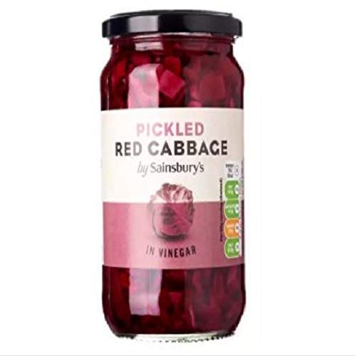 Sainsbury's Pickled Red Cabbage in Distilled Vinegar, 465 g
