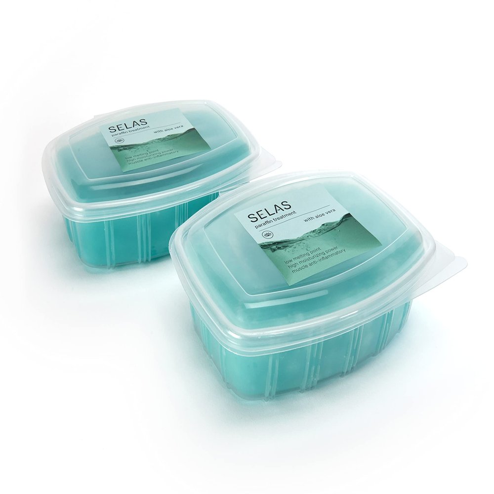 Selas Aloe Vera Paraffin Wax 2,600 ml (980 g x 2) for Hands and Feet