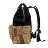 LDIYEU Artificial Cat Birds Diaper Bag Travel Backpack, Large-Capacity Shoulder Mom Bag view 4