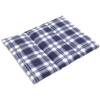 GIRAFFENLAND Flaxseed Pillow 40 x 30 cm, 3-Chamber, Blue Checked Flannel view 2