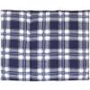 GIRAFFENLAND Flaxseed Pillow 40 x 30 cm, 3-Chamber, Blue Checked Flannel view 3