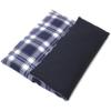 GIRAFFENLAND Flaxseed Pillow 40 x 30 cm, 3-Chamber, Blue Checked Flannel view 4