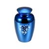 NSGJUYT Pet Urn, Heart and Paw Print Keepsake for Dog or Cat Ashes, Blue, 70 x 45 mm view 1