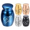 NSGJUYT Small Stainless Steel Pet Urn, Rose Gold view 2