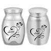 NSGJUYT Small Stainless Steel Pet Urn, Rose Gold view 3