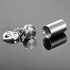 NSGJUYT Pet Urn Paw Heart Charm Cylinder Memorial Ash Holder Necklace view 3