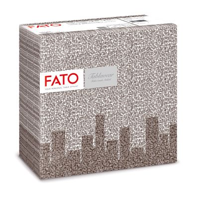 Fato - Airlaid Paper Napkins, Skyline Chocolate