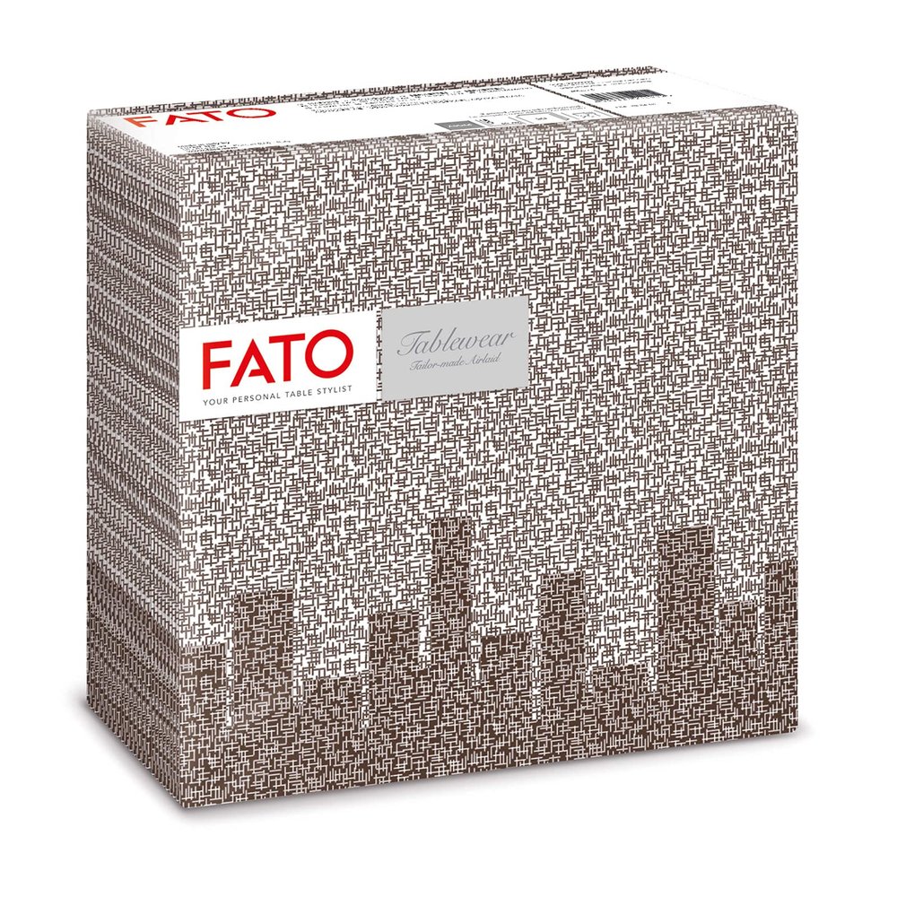 Fato - Airlaid Paper Napkins, Skyline Chocolate