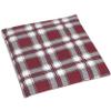 Grape Seed Pillow 19 x 19 cm, Red Plaid Flannel view 1