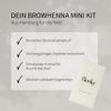 fleeky Browhenna Kit - DIY Eyebrow Tint for Brows on Fleek, Henna Powder for Natural-Looking Brows, Perfect for Girls' Night or as a Birthday Gift (Mini, Light Brown) view 3