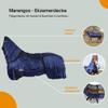 Marengos Eczema Fly Sheet with Neck Cover & Belly Flap, Midnight Blue, 155 cm view 3