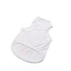 Muka DIY Blank Pet T-Shirt, White, for Dogs, Sublimation Transfer and Heat-Press Printing, Multiple Sizes, S view 4
