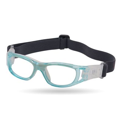cigemay Kids Sports Glasses, Adjustable, Blue, Ages 5–15