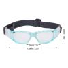 cigemay Kids Sports Glasses, Adjustable, Blue, Ages 5–15 view 3