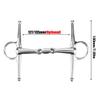 tooloflife 135 mm Horse Snaffle Bit, Stainless Steel Eggbutt Bit, O-Ring Sweet Iron Twist view 3
