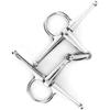 tooloflife 135 mm Horse Snaffle Bit, Stainless Steel Eggbutt Bit, O-Ring Sweet Iron Twist view 4