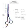 FOOSKOO Hair Scissors, Professional Barber Hair Cutting Scissors, Men's Gift Set, 7.0 Inches view 4