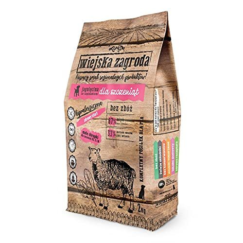 ALPHA SPIRIT I WIEJSKA ZAGRODA Country Farm Lamb with Spinach for Puppies 2 kg