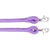 PFIFF 102937 Rope Halter with Rein, Swivel Snap Carabiner, Purple, Shetland Pony view 4