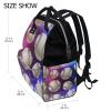 LDIYEU Baseball Diaper Bag Travel Backpack, Large-Capacity Shoulder Bag for Moms view 2