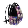 LDIYEU Baseball Diaper Bag Travel Backpack, Large-Capacity Shoulder Bag for Moms view 3
