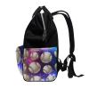 LDIYEU Baseball Diaper Bag Travel Backpack, Large-Capacity Shoulder Bag for Moms view 4