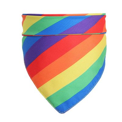 Amosfun Rainbow Dog Bandana