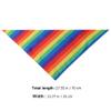 Amosfun Rainbow Dog Bandana view 3