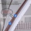 Foldable Extra-Large Mosquito Net for Single Beds, 1 × 2 × 1 m view 4