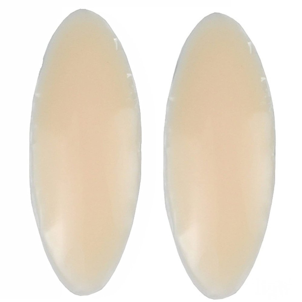 ZKHD Calf Pads, 1 Pair, Self-Adhesive Silicone Leg Inserts, White, 130 g