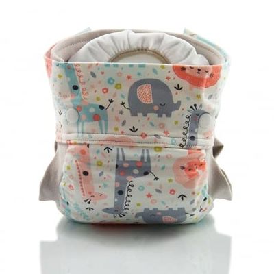 Culla di Teby Organic Hybrid Cloth Diaper (Complete) S – Pink Jungle