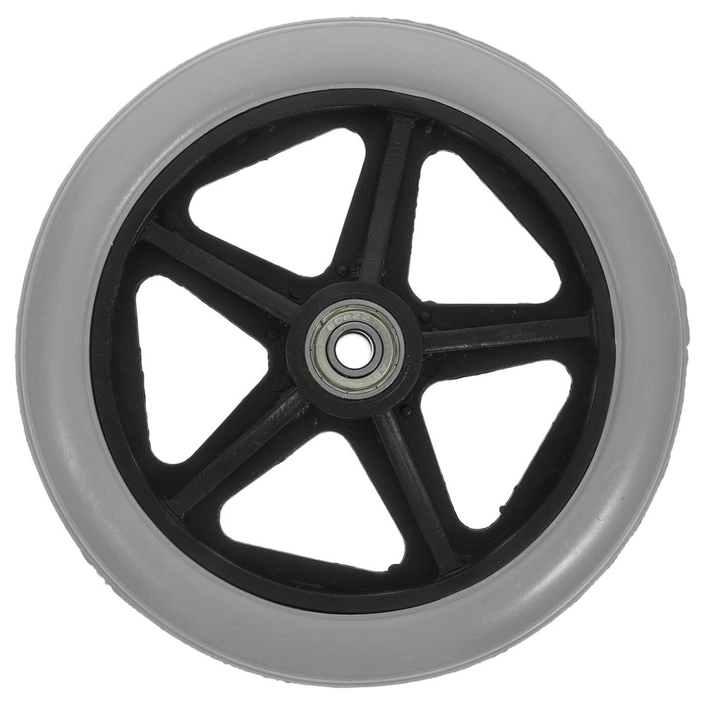 Healifty 6-Inch Front Replacement Wheels for Wheelchairs and Rollators, 15.2 cm