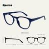 OPULIZE BLU Blue-Light-Filter Reading Glasses for Women and Men, Round Frame, 3-Pack, +3.50 view 2