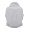 White Ceramic Buddha Head Essential Oil Burner and Aroma Diffuser view 1