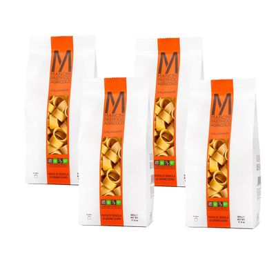 Mancini Pastificio Agricolo - Calamarata 2 kg (4 packs of 500 g)