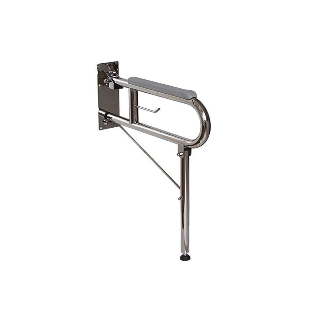 NZDY Stainless Steel Foldable Bath Grab Bar, 23-Inch Bathroom Safety Rail