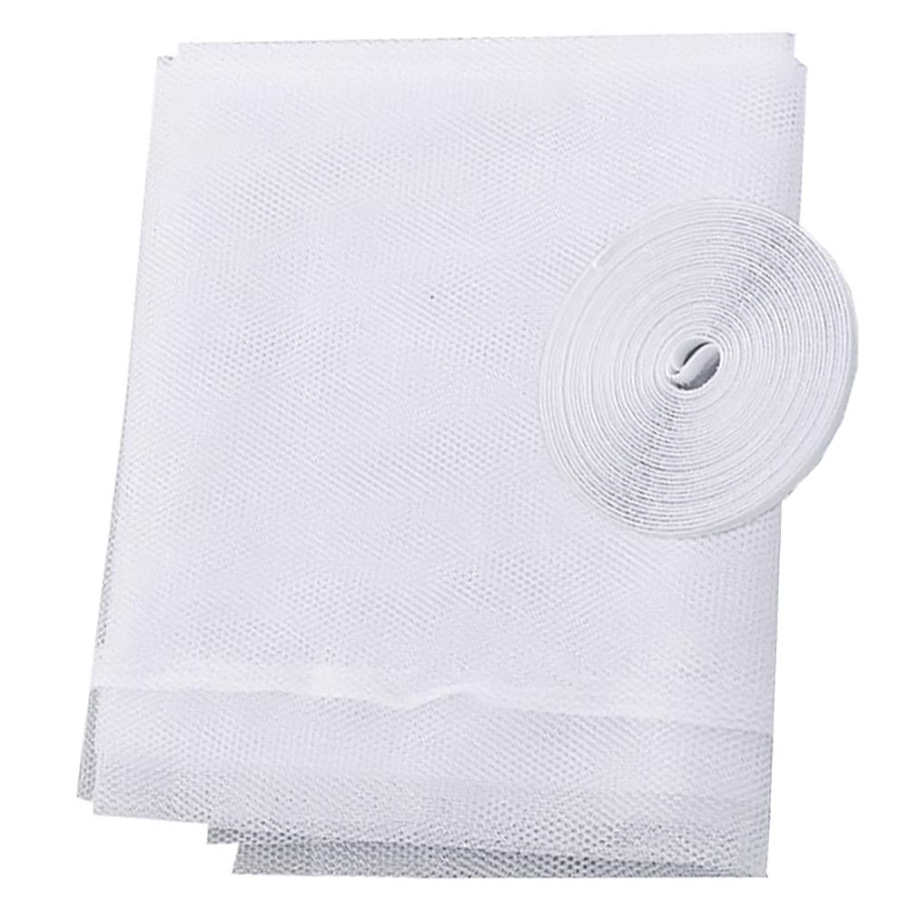 BASHI Transparent Cat-Proof Window Net with Self-Adhesive Tape