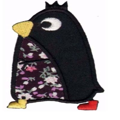 HKM Penguin Flower Appliqué