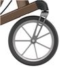 FabaCare XXL Lion Rollator with Drag Brake, Outdoor Lightweight Walker, Foldable, Fully Equipped, 200 kg Capacity, Brown, 62 cm Seat Height view 4