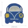 HKM 10231236 Patches, Blue, 29 mm x 29 mm view 2