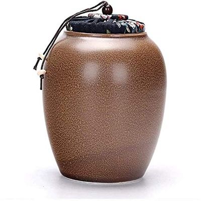 llxyzrzbhd Urns for Ashes, Handmade Ceramic Cremation Urn