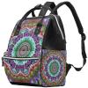 Mandala Diaper Bag Backpack, Large Capacity view 1