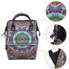 Mandala Diaper Bag Backpack, Large Capacity view 3