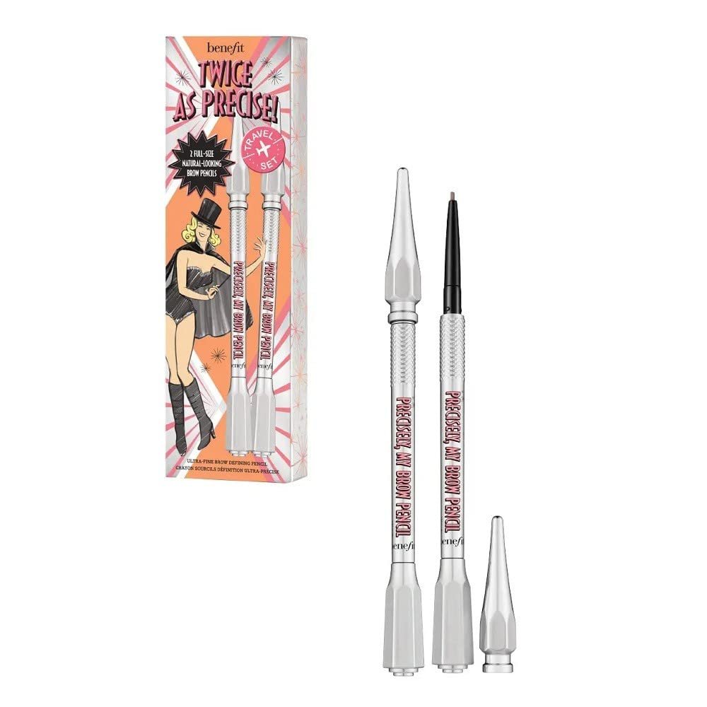 Benefit Precisely My Brow Pencil Set 3 – Warm Light Brown, 2 x 0.08 g