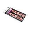 Glam'Up Paris Full-Coverage Artificial Nails, 100 Count, Ballerina Shape, No. 177 Pink view 2