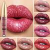 9-Color Glitter Lipstick, Metallic Sparkly Lip Gloss #04 view 2